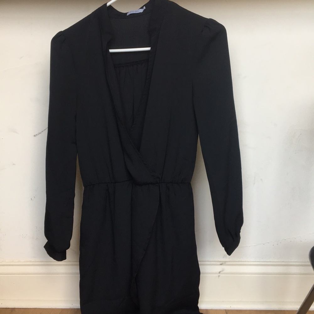 Black long sleeve dress